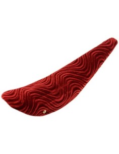 26 Banana Saddle Velour Red.